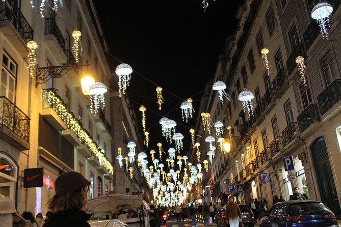 2-Hour Private Christmas Lights Tour in Lisbon Free Pick-up - Rua do Ouro and the final glow of Rua Augusta