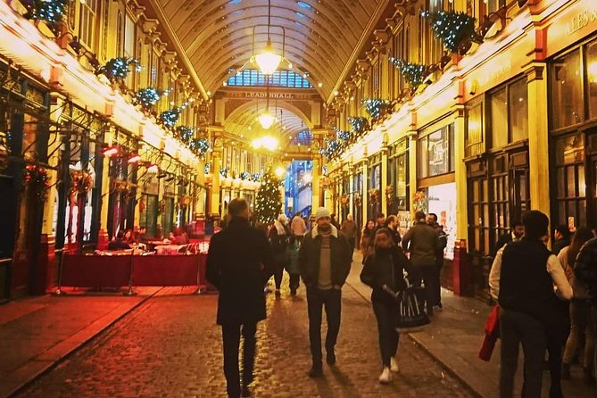 A Christmas Carol and Charles Dickens Old London Walking Tour - Leadenhall Market and the Christmas morning turkey