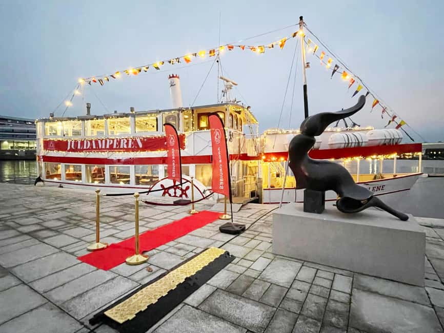 Aarhus: Christmas Harbour Cruise with Local Guide - A guide-led ride, not a silent boat trip