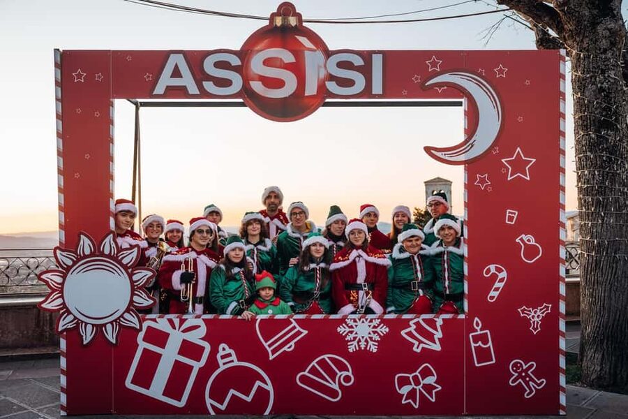 Assisi Christmas Train Tour - Video mapping, music, and holiday lights