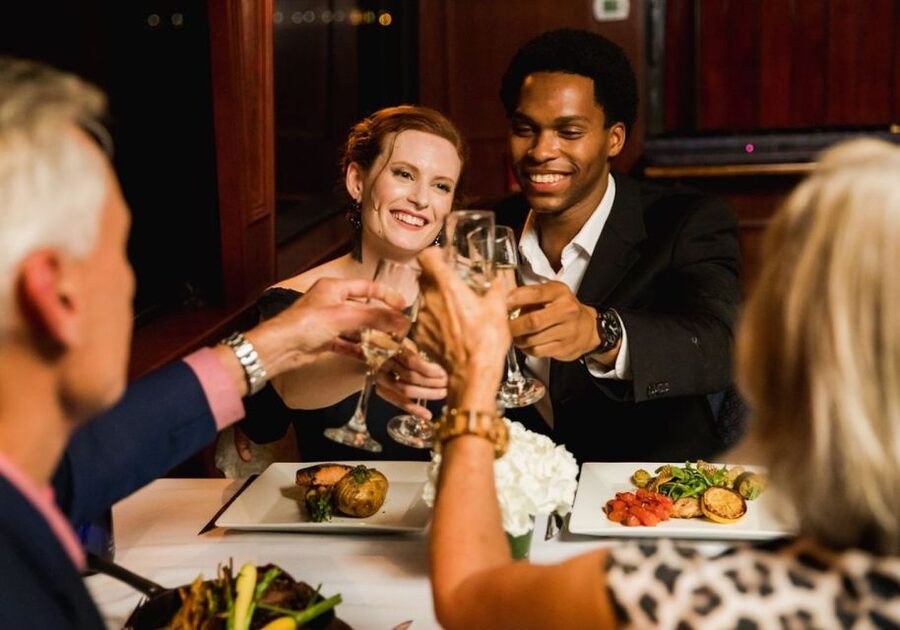 Baltimore: Christmas Eve Gourmet Brunch or Dinner Cruise - Baltimore’s skyline from the outdoor decks