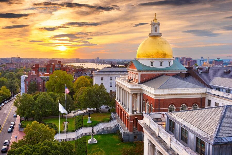 Boston: Holiday Sights and Festive Nights Trolley Tour - Boston Common, Frog Pond, and the Halifax Christmas tree