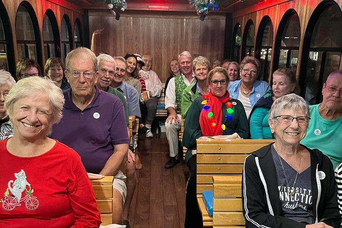 Christmas Carol Trolley Holiday Music & Lights Tour in Sarasota - The Trolley Troubadours Keep the Ride Moving