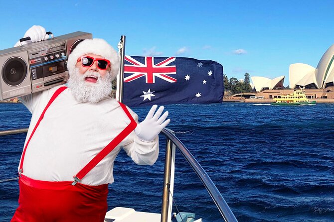 Christmas Day Cruise on Sydney Harbour - The buffet: seafood, roast meat, and Christmas pudding