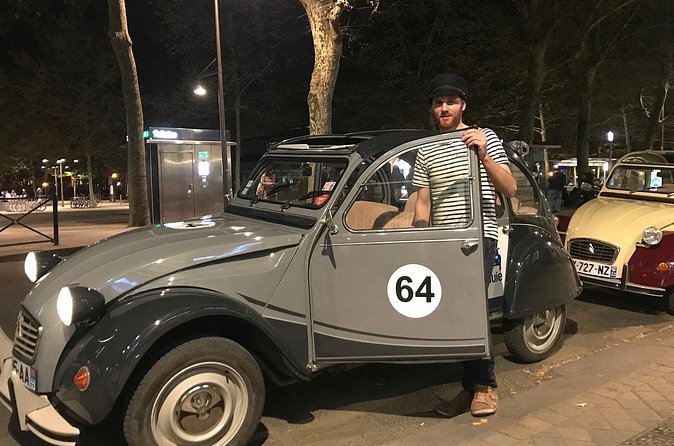 Christmas illuminations in 2CV - With 2 Presents (Food + goodies) - Medieval doors and Roman church details