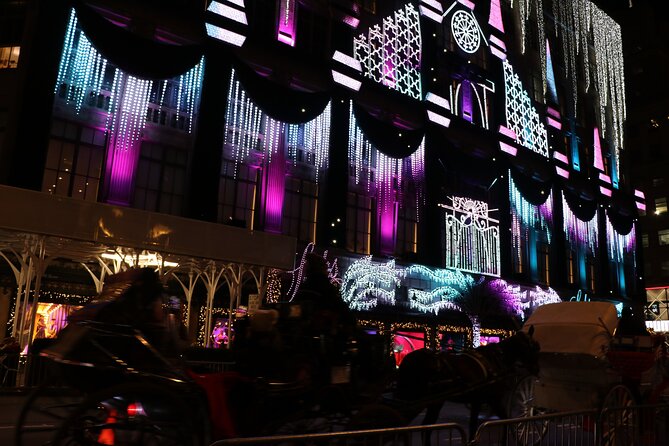 Christmas Light Private Carriage Ride New York City - Rockefeller Center, the tree, and Radio City