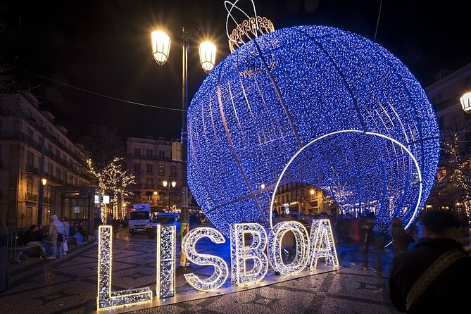Christmas Lights Lisbon Tour with a Local in Private Eco Tuk Tuk - Baixa and the grand streets rebuilt after the earthquake
