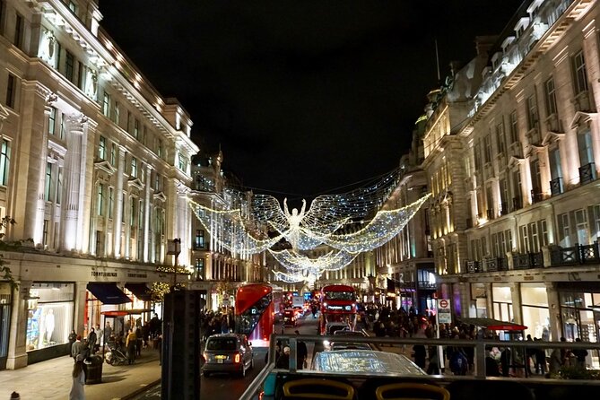 Christmas Lights Open-Top Bus Tour - Piccadilly Circus and the West End