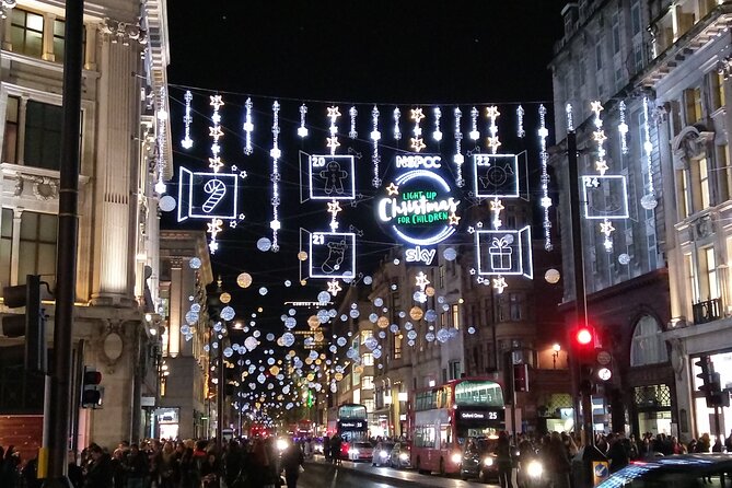 Christmas Lights Open-Top Bus Tour - Starting near Green Park and Marble Arch