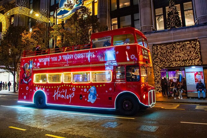 Christmas Lights Tour by Vintage Bus in London - Regent Street and the Spirit of Christmas angels