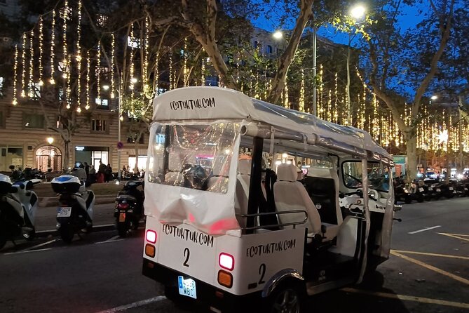 Christmas Lights Tour of Barcelona in Private Eco Tuk Tuk - How the guide shapes the experience