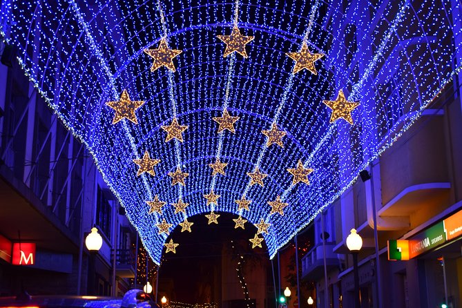 Christmas Lights Tukxi Tour (price per tukxi - up to 5 people) - Avenida do Mar brings the lights to the waterfront