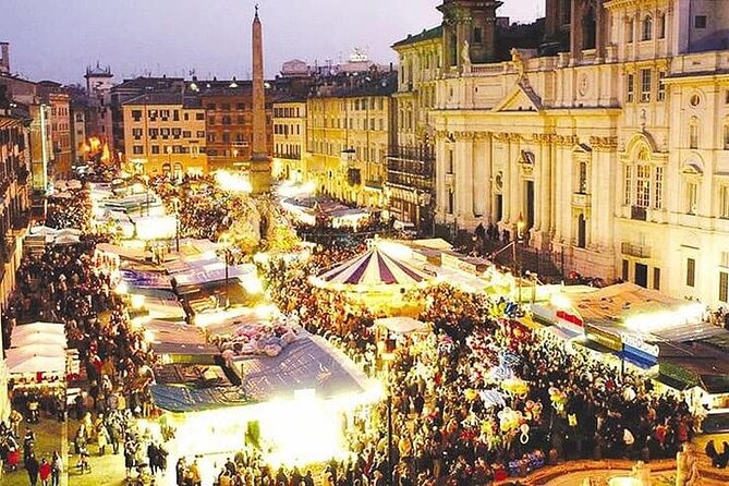 Christmas Nativities and Angels Tour in Rome - Piazza Navona and Bernini’s river gods