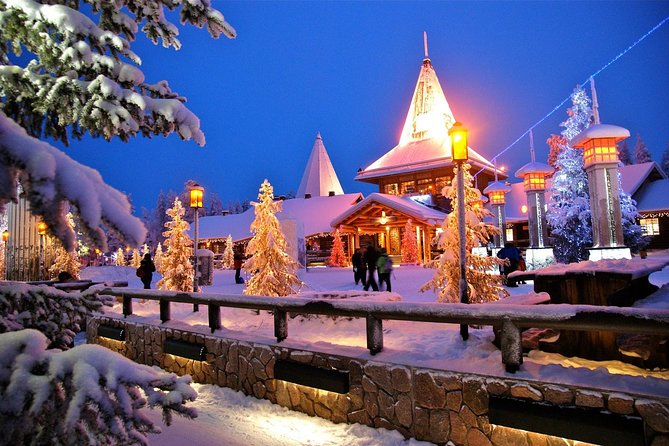 City Sightseeing and Santa Village Guided Tour, Small group - Crossing the Arctic Circle and collecting the certificate