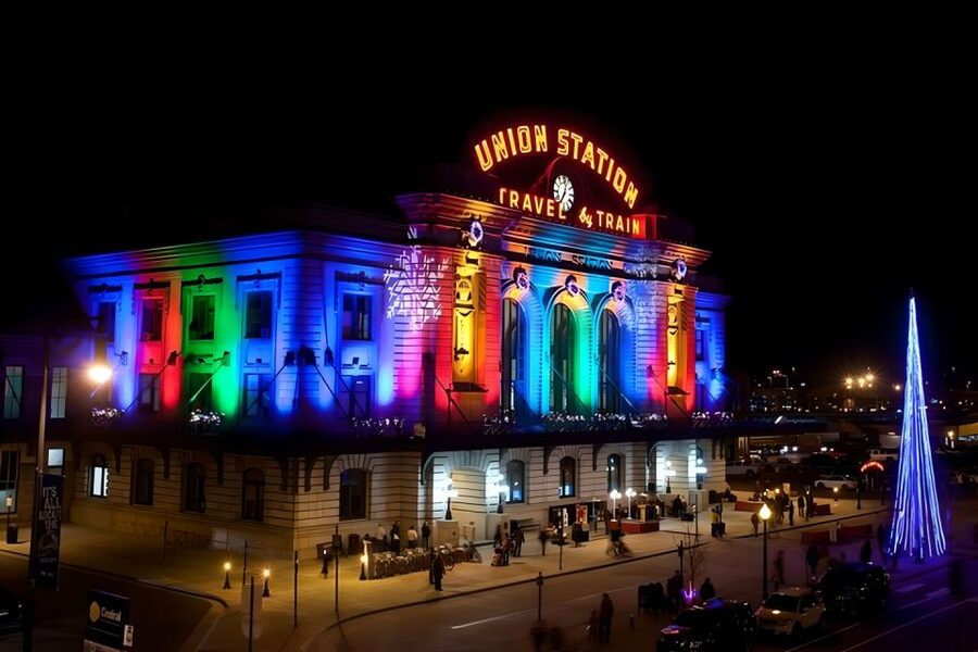 Denver: Holiday Lights & Sights Bus Tour - Starting outside the Denver Public Library
