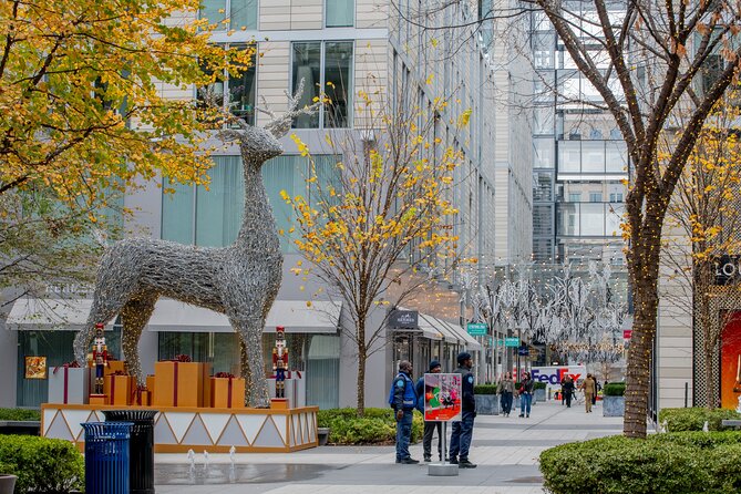 Downtown DC Holiday Tour: Lights, Decorations & Festive Cheer - Starting with holiday stalls on 7th Street