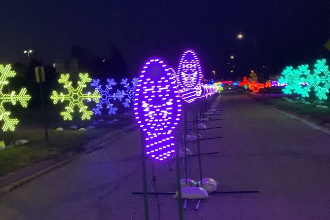 Drive through Christmas Lights Show - A slow drive is part of the experience