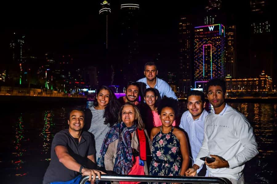 Dubai - New Year's Eve Fireworks show on a Speedboat - Fireworks from the water, not from a pavement crowd
