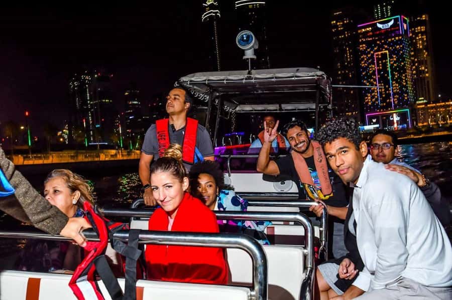 Dubai - New Year's Eve Fireworks show on a Speedboat - The RIB ride toward Atlantis
