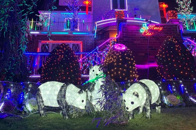 Dyker Heights Christmas Lights Tour - Lower Manhattan and the Meatpacking District from your seat