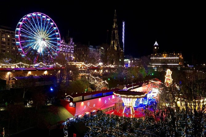Edinburgh's Christmas Lights and festive Black Taxi Tour - Who gets the best value from the $478.21 group price