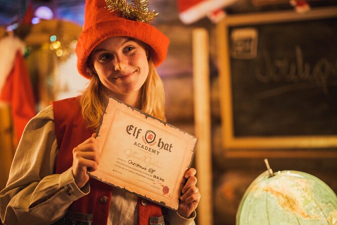 Elf Hat Academy in Santas Village of Rovaniemi - Dancing, decorating, and taking part