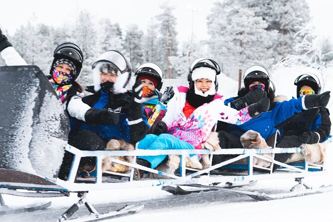 Family Snowmobile Safari from Santa Claus Village - Mini-Snowmobiles in a Safe Driving Area