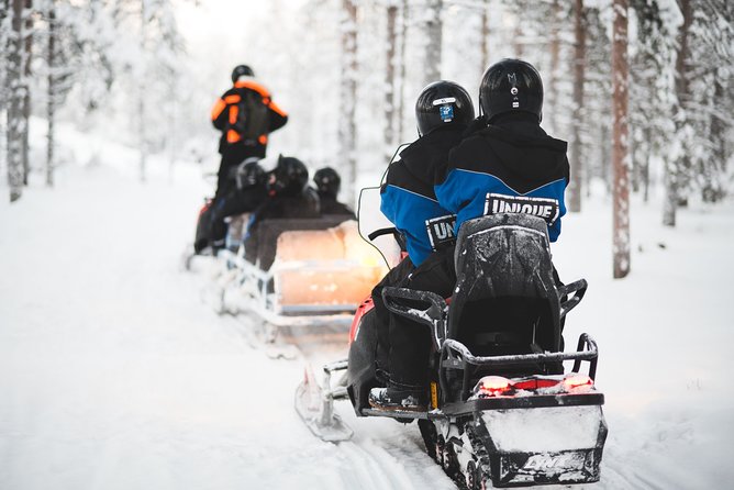 Family Snowmobile Safari from Santa Claus Village - From Santa Claus Village to the Forest Trails