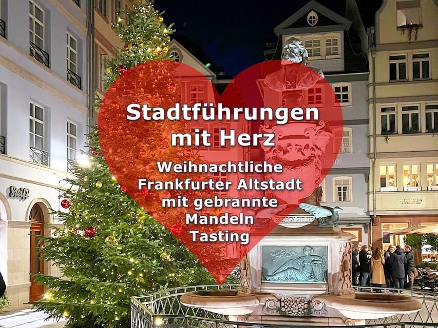Frankfurt: Christmas Market & Old Town Tour 60 min-daily 16:00-in German - Römerberg, Frankfurt’s main Christmas stage