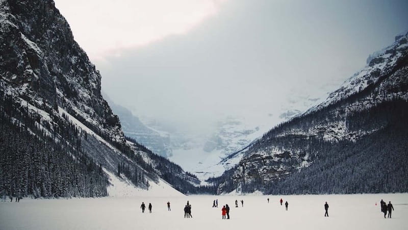 From Banff: Winter Wonderland; Lake Louise & Johnston Canyon - The Bow Valley Parkway adds scenery between stops