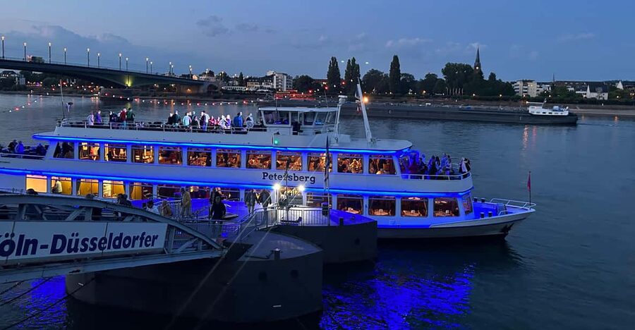 From Bonn: Christmassy Advent Cruise on the Rhine - Bonn from the Rhine: a quieter city view