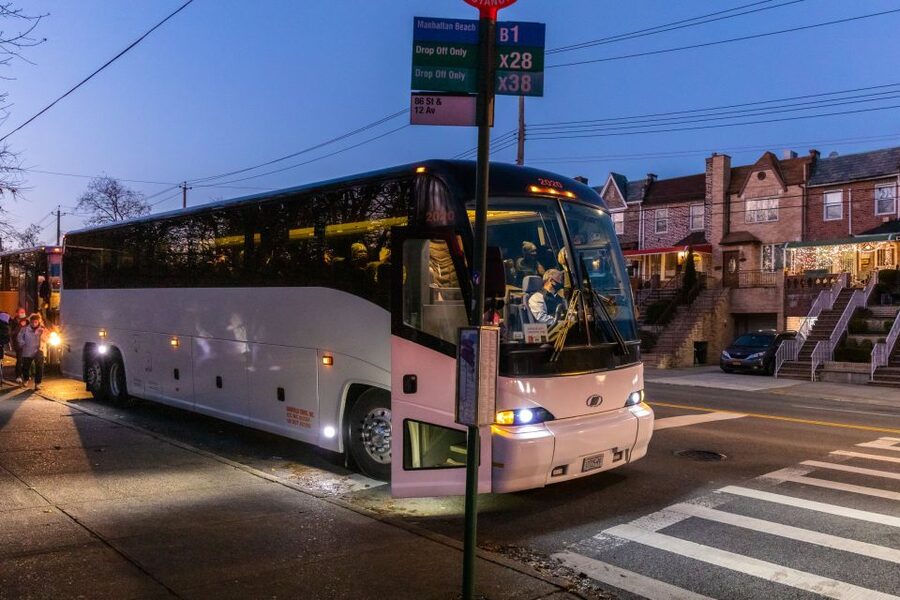 From Manhattan: 4-Hour Dyker Heights Holiday Lights Bus Tour - Walking through the Dyker Heights displays