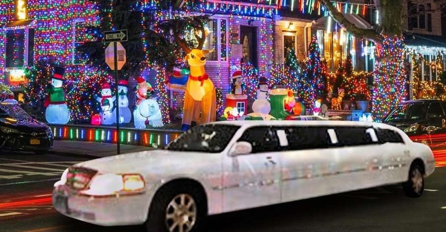 From Manhattan: Private Brooklyn Christmas Tour by Limousine - Leaving Manhattan in a private limousine