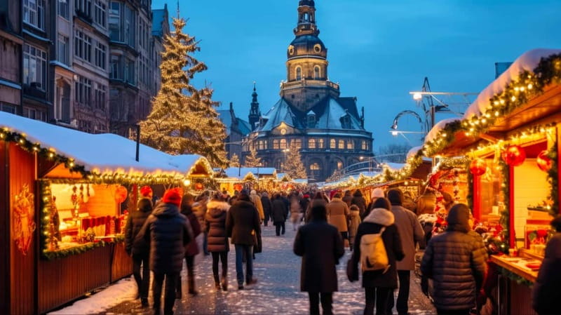 From Prague: Dresden Christmas markets and old town tour - Three Christmas markets, three different moods