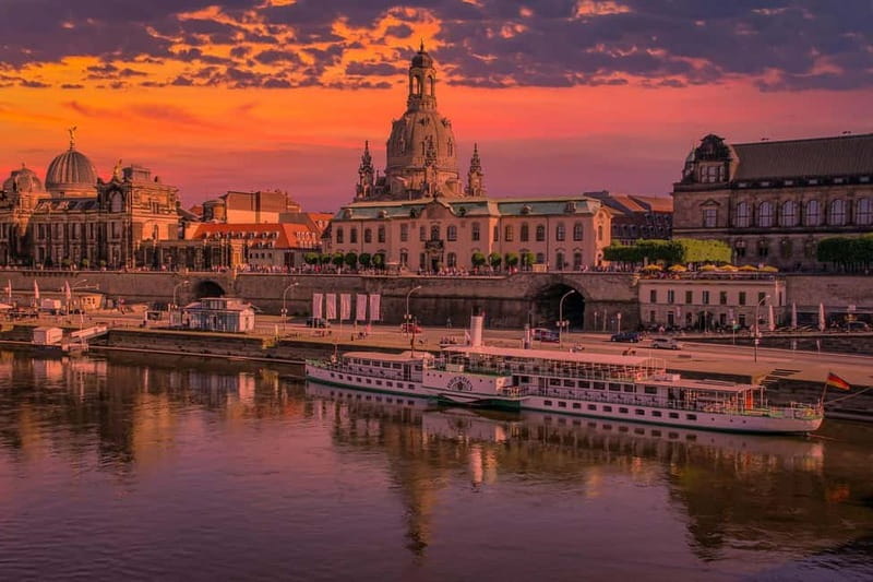 From Prague: Dresden Christmas markets and old town tour - Dresden old town before the crowds of the markets