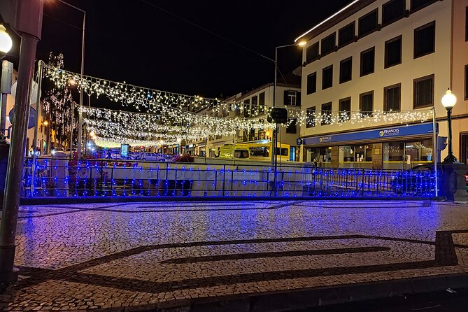 Funchal: Christmas Lights Sightseeing Night Tour - The old town, cathedral, and city hall by night