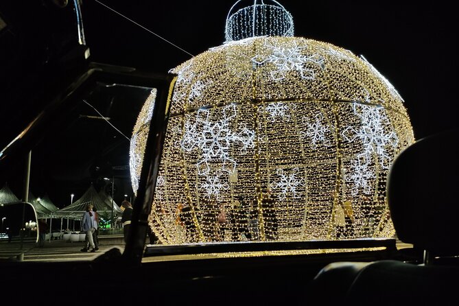 Funchal: Christmas Lights Sightseeing Night Tour - Market, garden, square, and hotel district