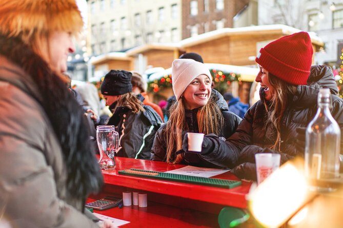 German Christmas Market Tasting Tour - Walking through a European-style Christmas market