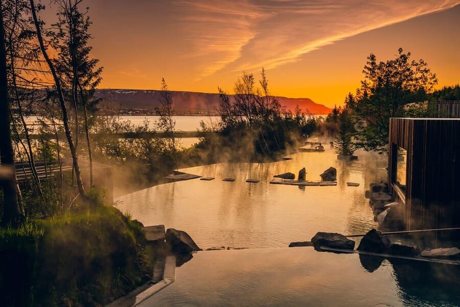 Goðafoss Waterfall, Santa Claus House and Forest Lagoon - Goðafoss, where Icelandic history meets winter water