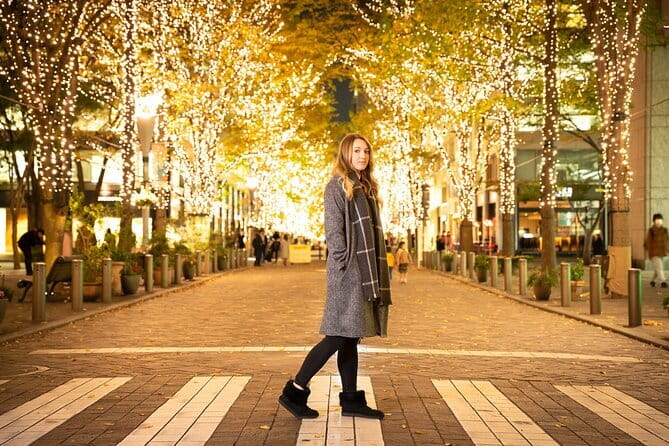 Holiday Lights Walk Tour Hibiya Midtown Tokyo Station Marunouchi - Key points at a glance