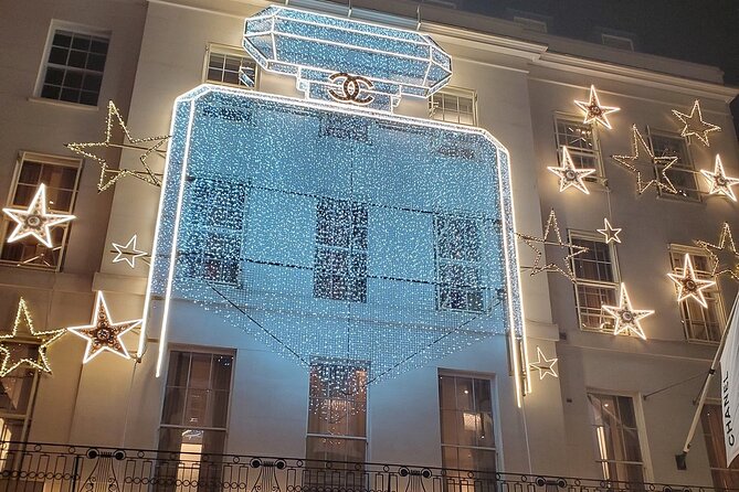 Iconic Streets of London Christmas Lights Tour - Savile Row and the lights of Piccadilly Circus