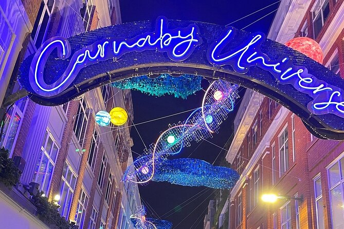 Iconic Streets of London Christmas Lights Tour - Bond Street, luxury displays, and famous shopfronts