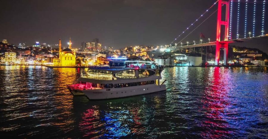 Istanbul: New Year's Eve Bosphorus Cruise Dinner & Party2027 - Pickup, boat assignment, and comfort