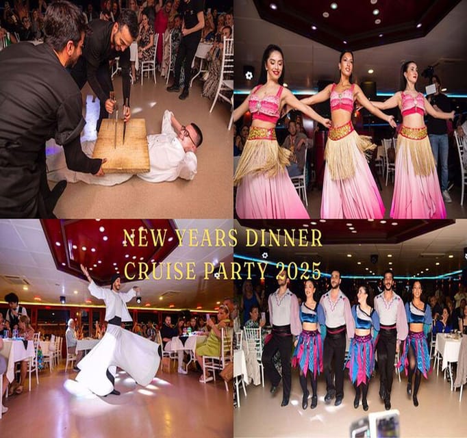 Istanbul: New Year's Eve Bosphorus Dinner Cruise 2027 - The evening program, from dinner to dancing