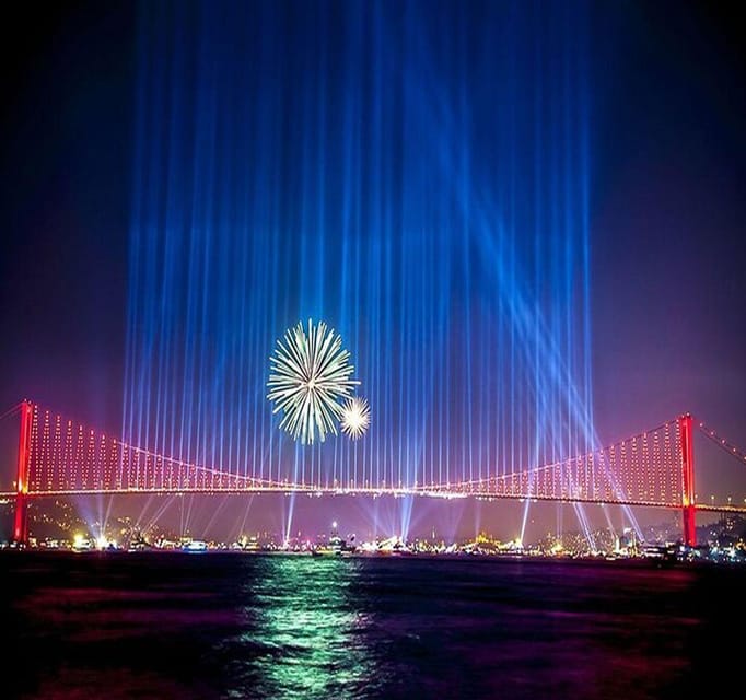 Istanbul: New Year's Eve Bosphorus Dinner Cruise Party 2027 - The Bosphorus after dark