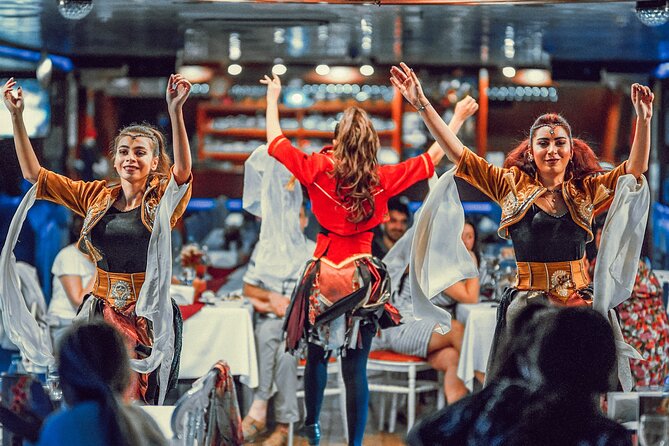 Istanbul New Year's Eve Dinner Cruise With Fireworks Shows 2026 - Midnight fireworks over the Bosphorus