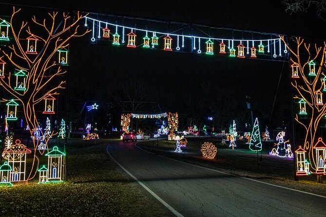 LIghts of Joy Christmas Light Drive-Thru - A Mile of Christmas Lights in North Branson