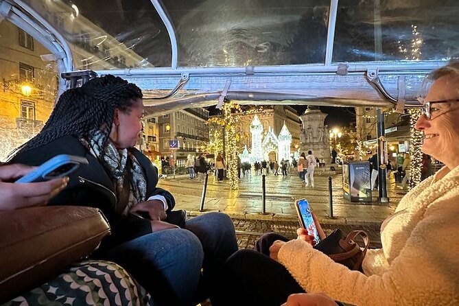 Lisbon Private Tour by Tuk Tuk (Christmas Lights) - Praça do Comércio and the tallest Christmas tree