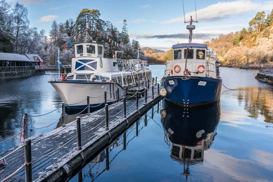 Loch Katrine – National Park Autumn/Winter Wonderland Cruise - Victorian engineering beneath the scenery