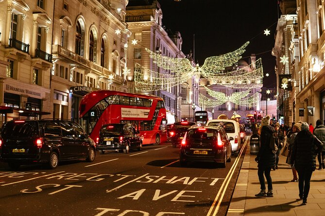 London Christmas Lights and Markets Walking Tour - The London Eye adds a familiar final landmark